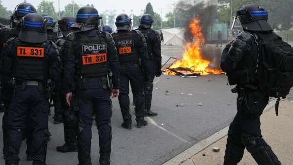 France is burning.. and human rights are in the wind