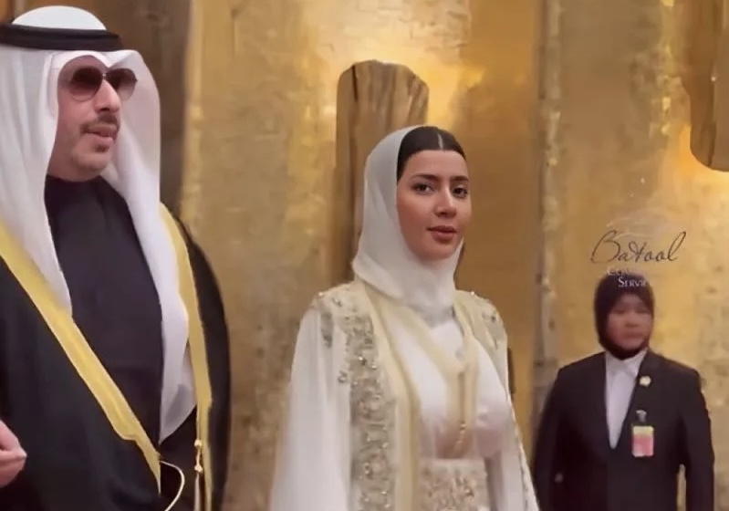 Saudi princesses catch the eye in Moroccan caftans at the wedding of the son of the Sultan of Brunei