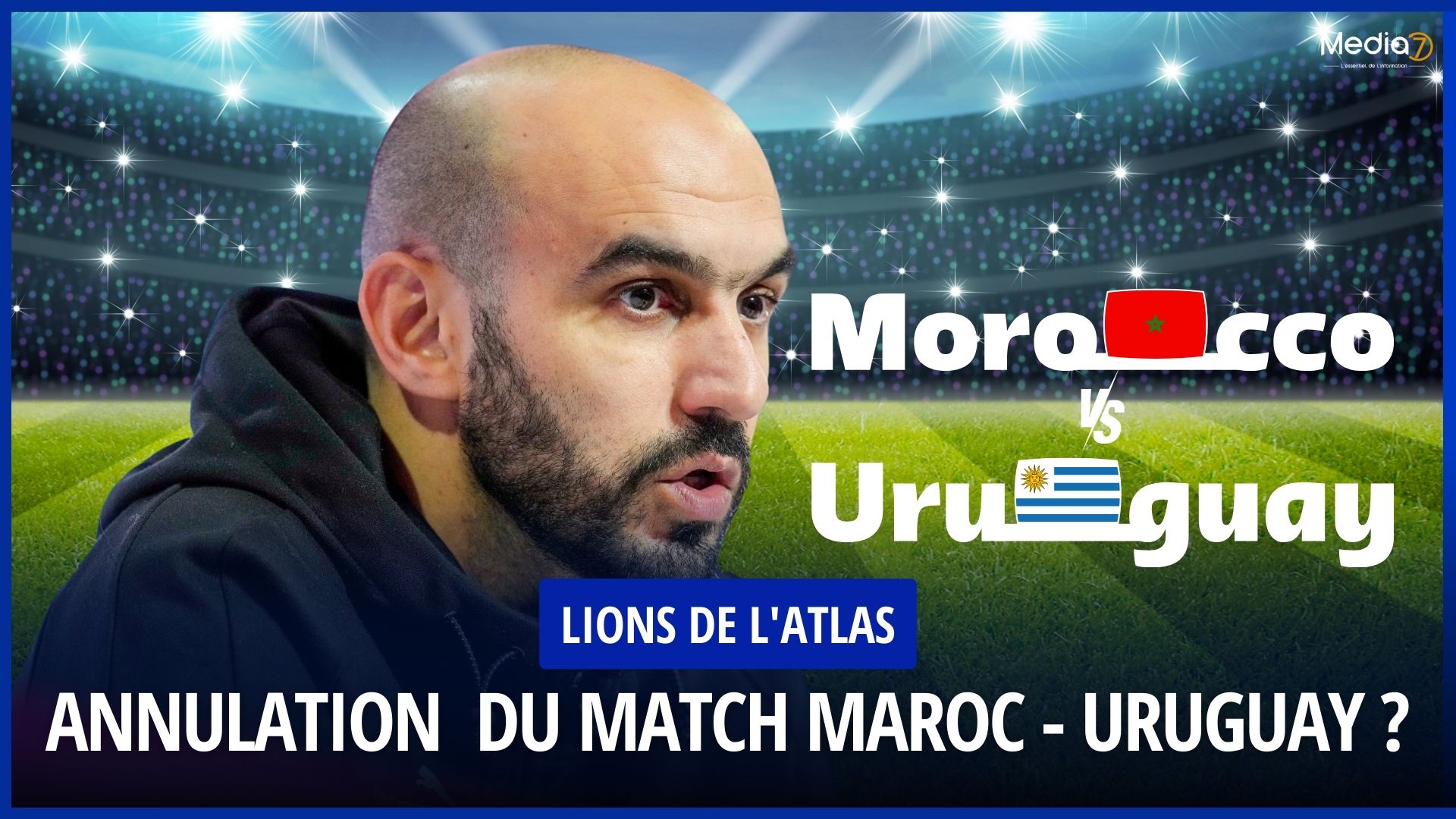 Was the match between the Moroccan and Uruguay national teams cancelled?